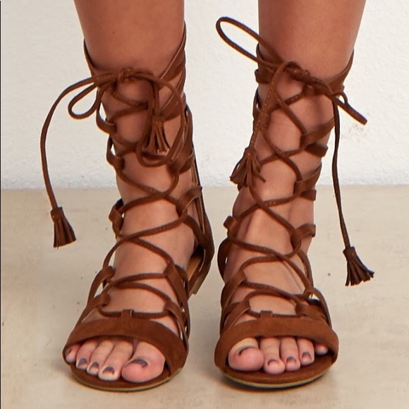 boho gladiator sandals